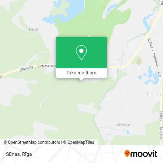 Sūnas map