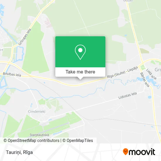 Tauriņi map