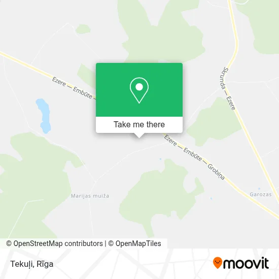 Tekuļi map