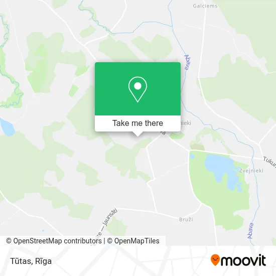 Tūtas map