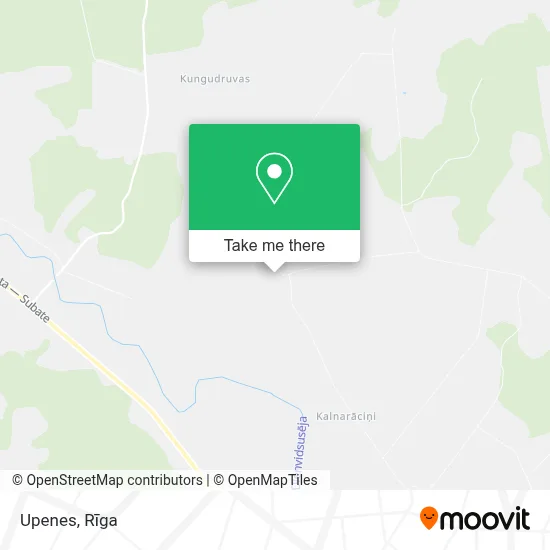 Upenes map