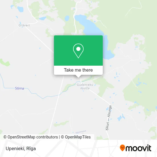 Upenieki map