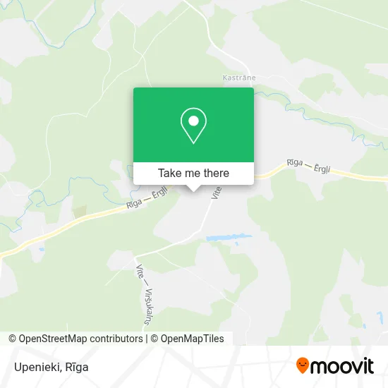 Upenieki map