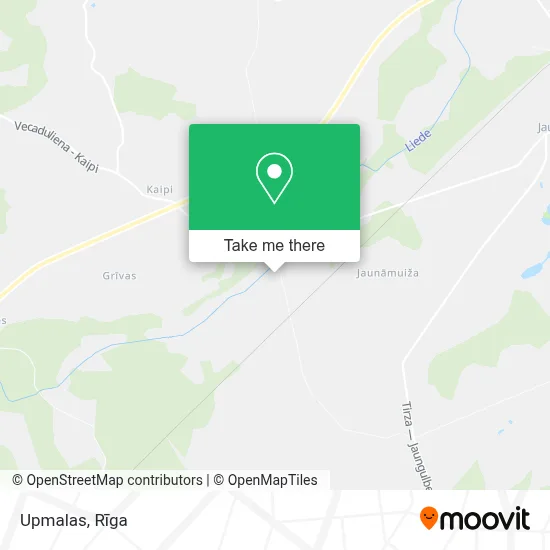 Upmalas map