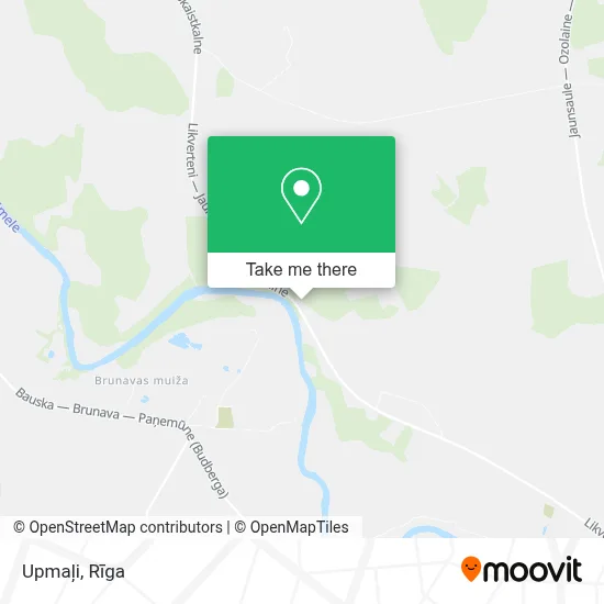 Upmaļi map