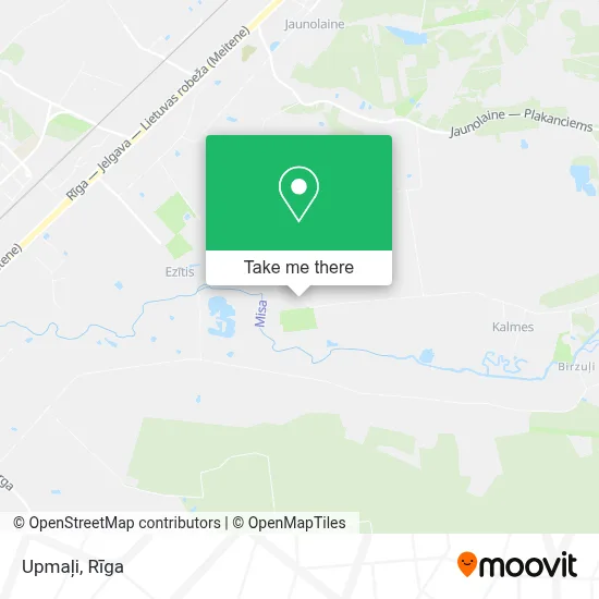 Upmaļi map