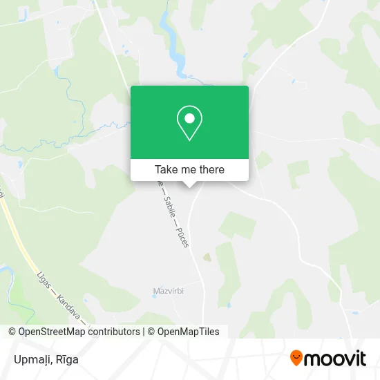 Upmaļi map
