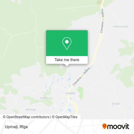 Upmaļi map