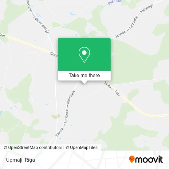 Upmaļi map