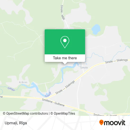 Upmaļi map