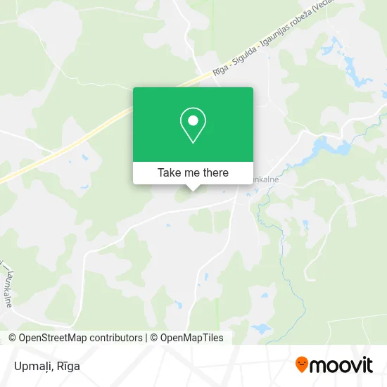 Upmaļi map
