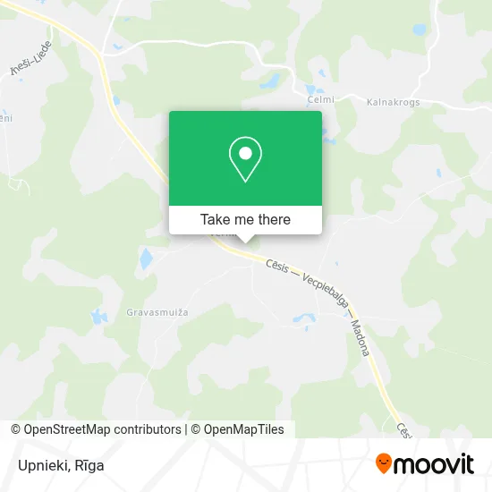 Upnieki map