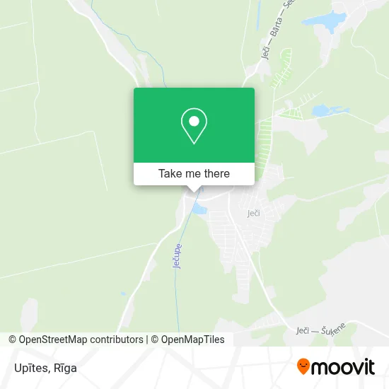 Upītes map