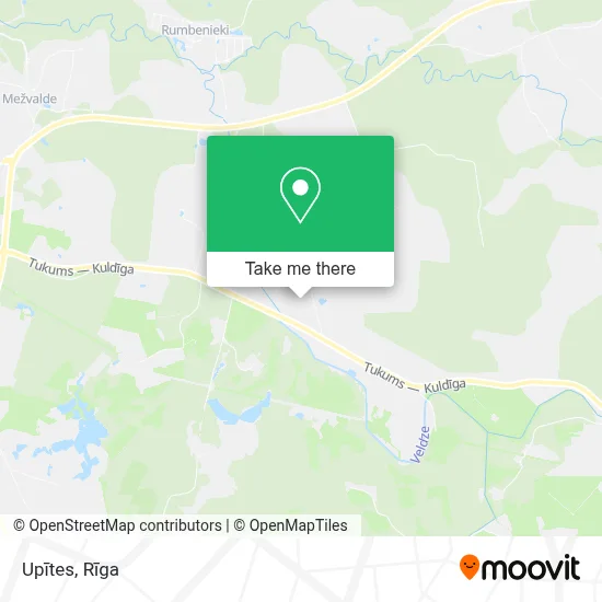 Upītes map