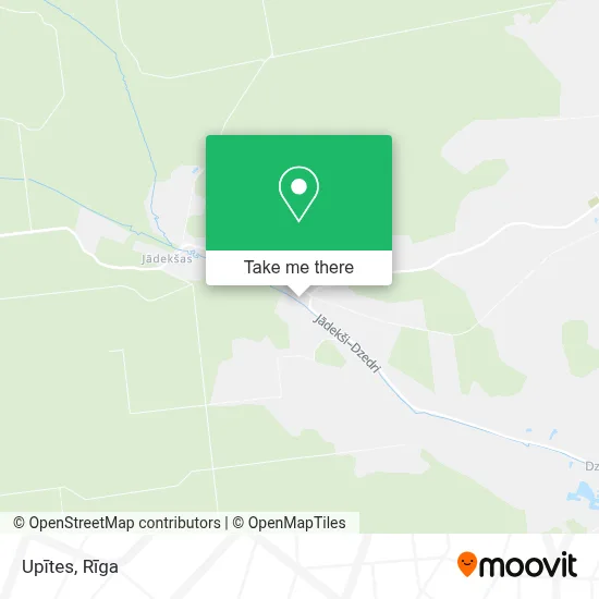 Upītes map