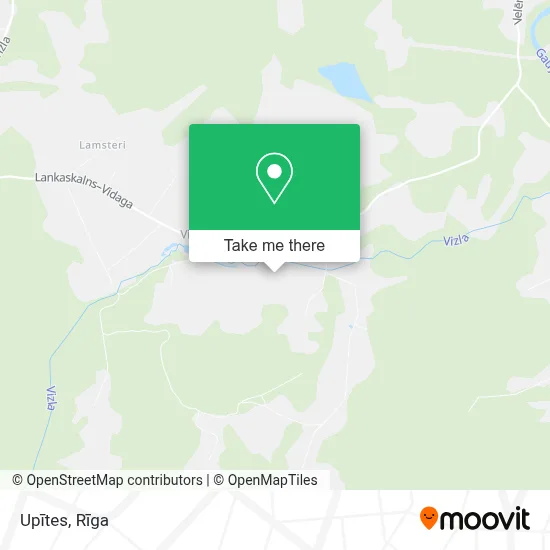 Upītes map