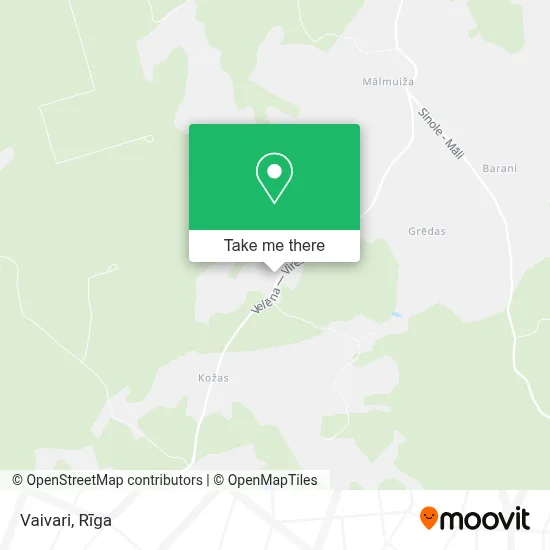 Vaivari map