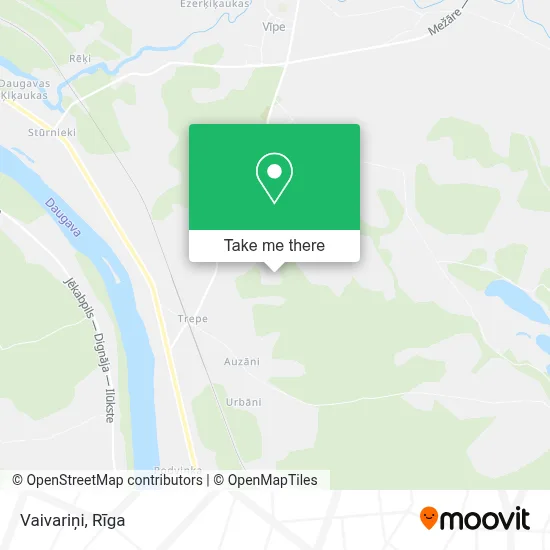 Vaivariņi map