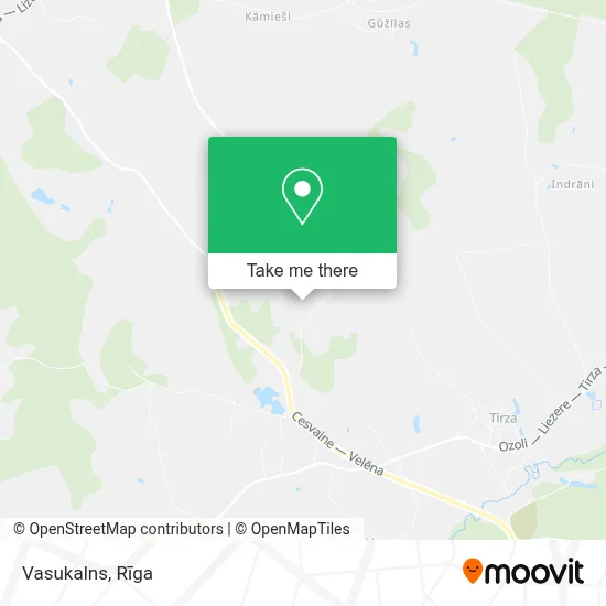 Vasukalns map
