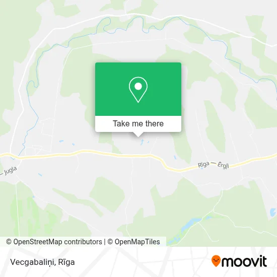 Vecgabaliņi map