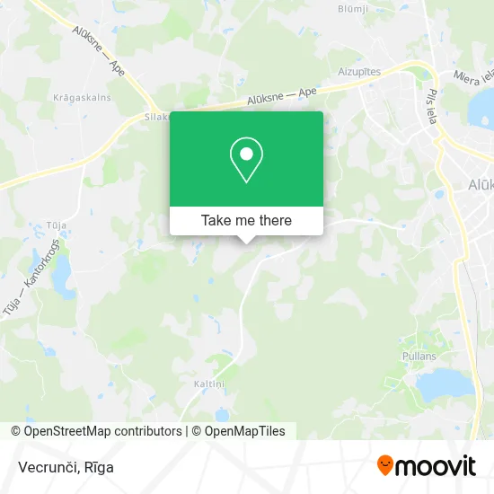 Vecrunči map