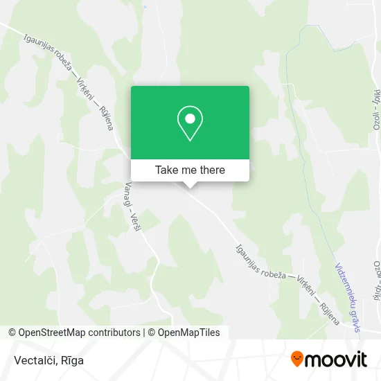 Vectalči map
