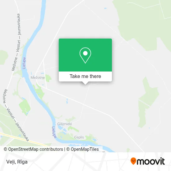 Veļi map