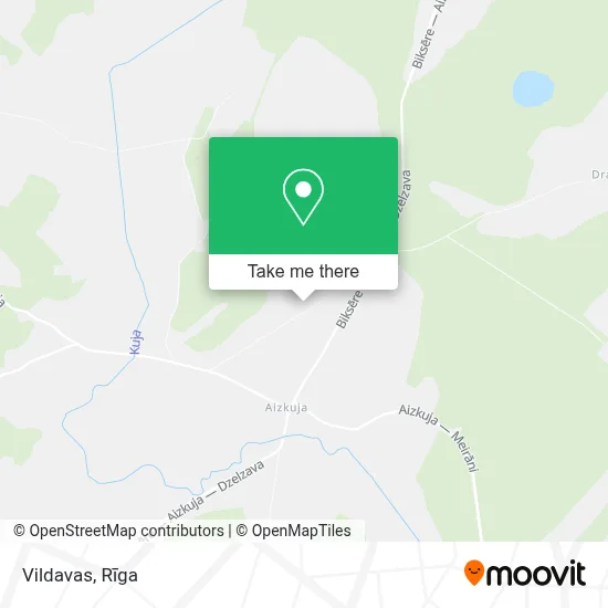 Vildavas map
