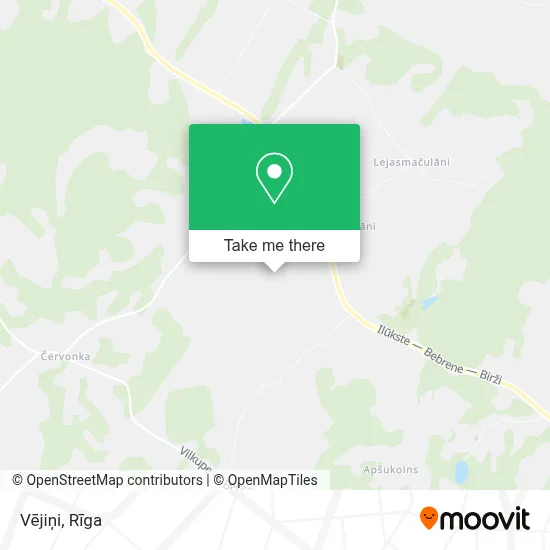 Vējiņi map