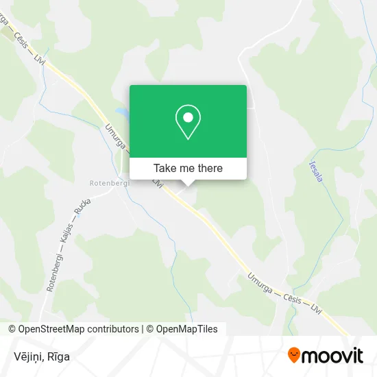 Vējiņi map