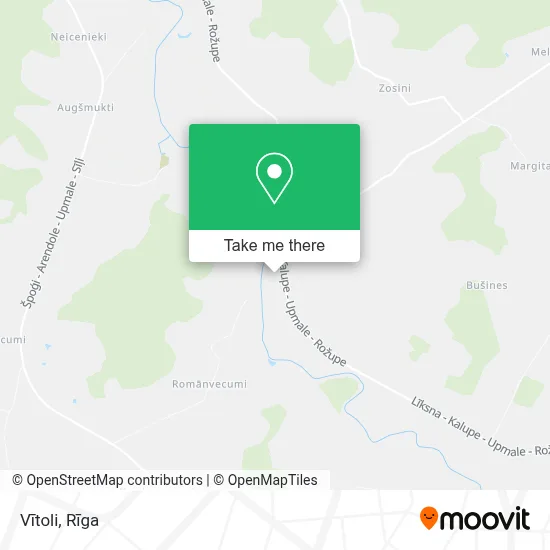 Vītoli map