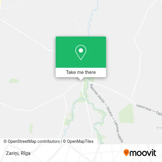 Zariņi map