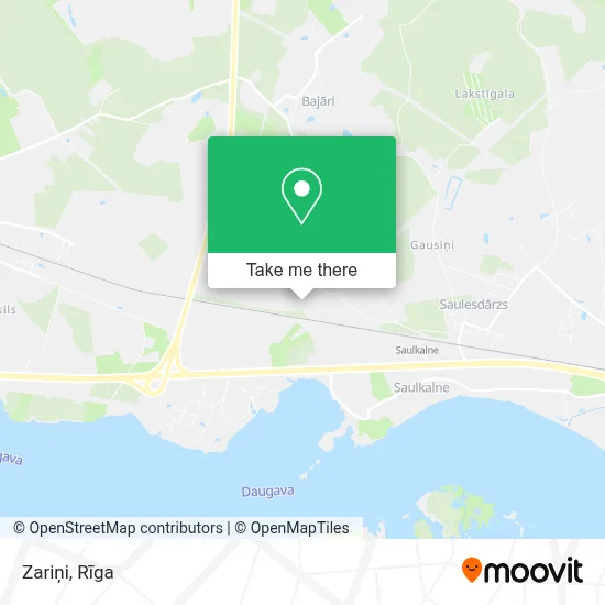 Zariņi map