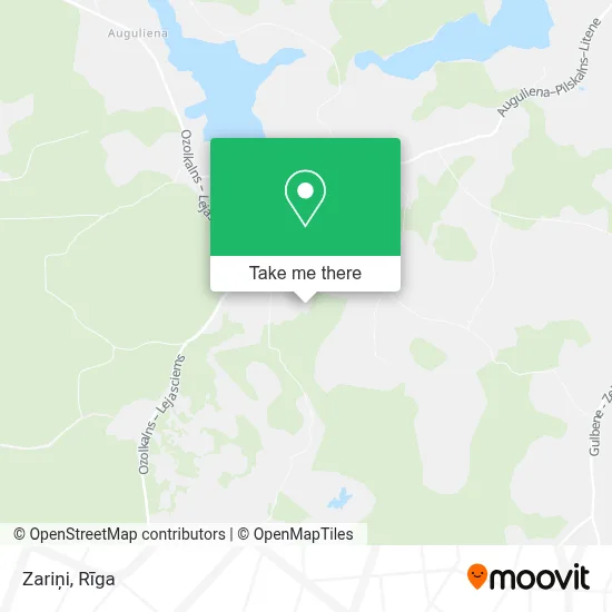 Zariņi map