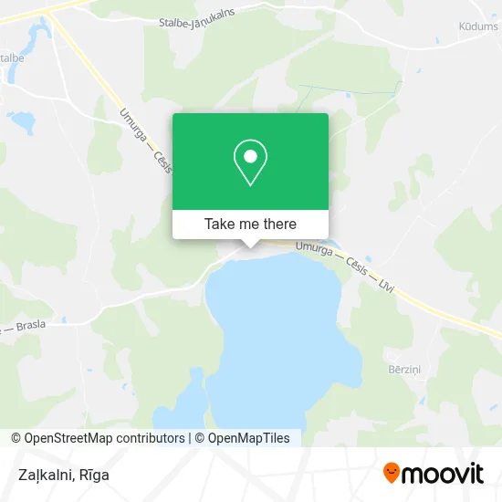 Zaļkalni map
