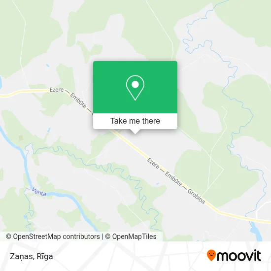 Zaņas map