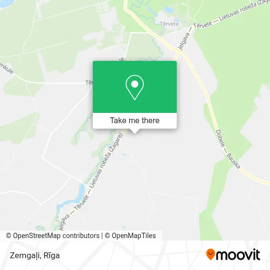 Zemgaļi map