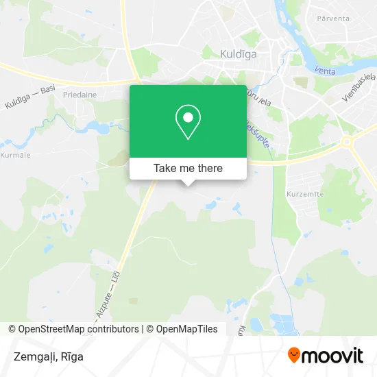Zemgaļi map