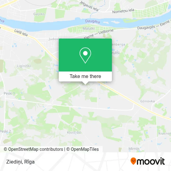 Ziediņi map