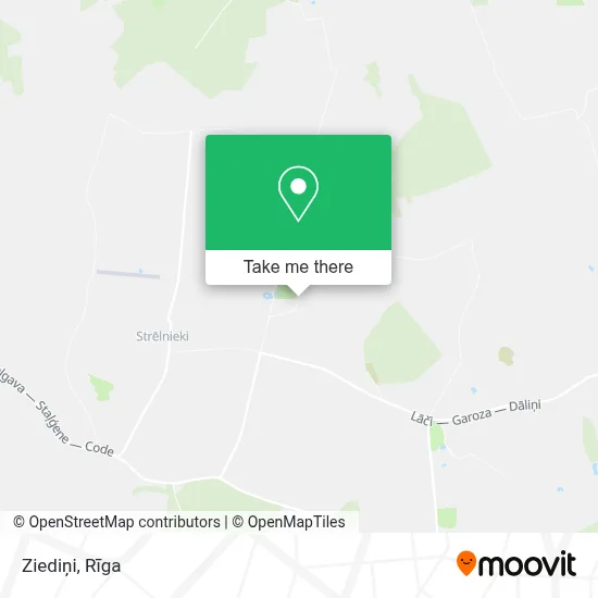 Ziediņi map