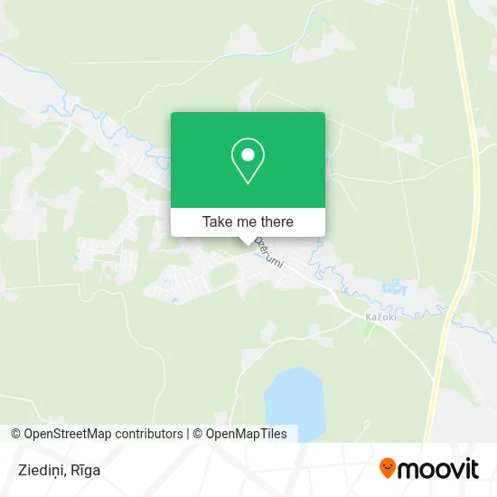 Ziediņi map