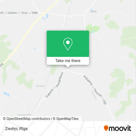 Ziediņi map