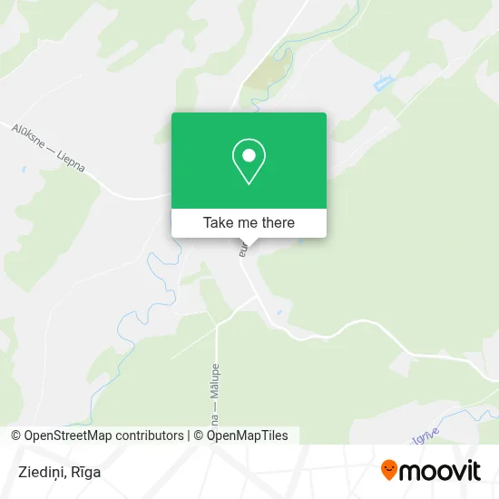 Ziediņi map