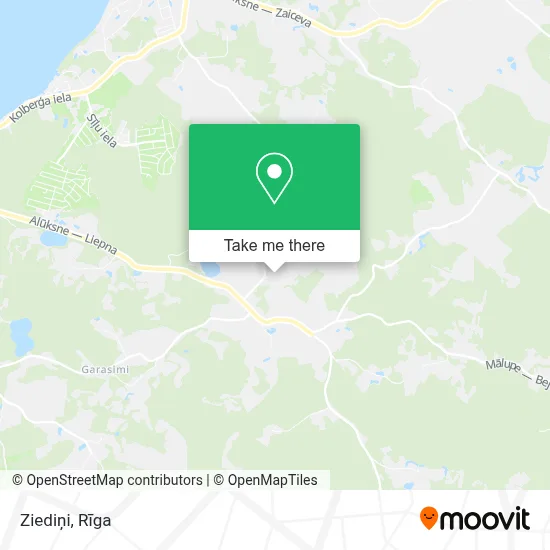Ziediņi map