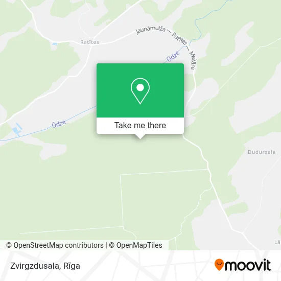 Zvirgzdusala map