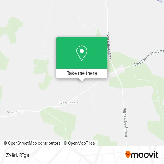 Zvēri map