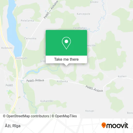 Āži map