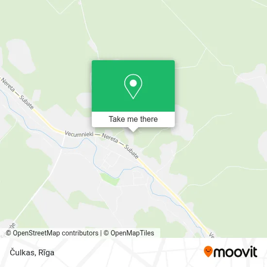 Čulkas map