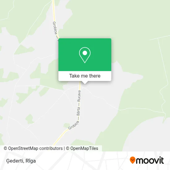 Ģederti map