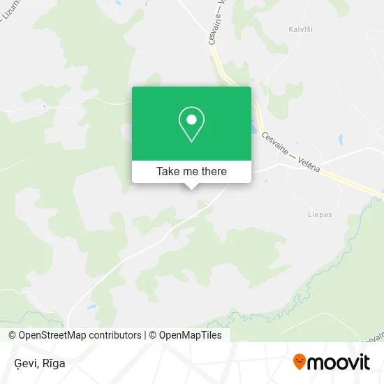 Ģevi map
